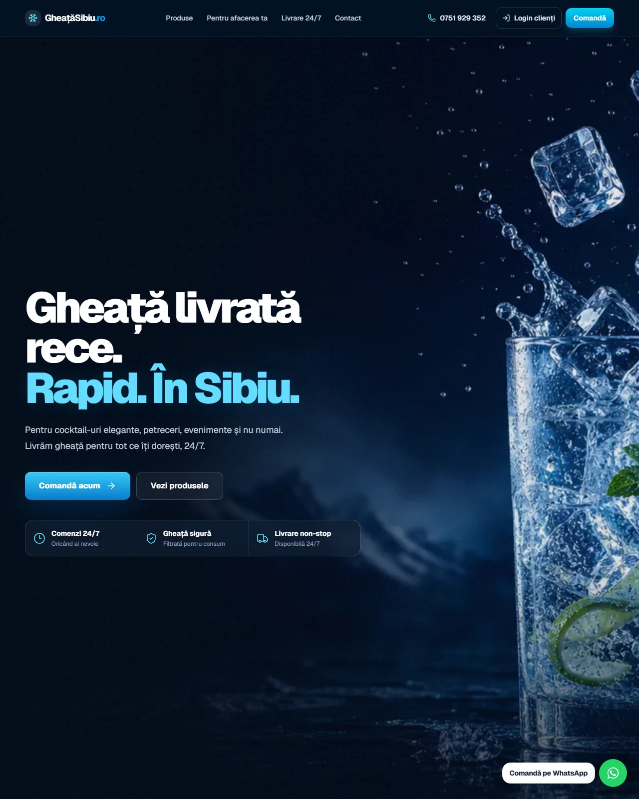 Website GheațăSibiu.ro
